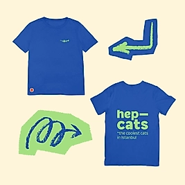 Hepcats Özel Tasarım Sax Oversize Unisex T-Shirt