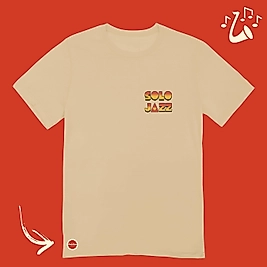 Solo Jazz - Bej Oversize T-Shirt