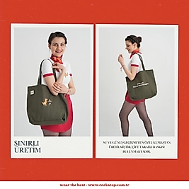 Sınırlı Üretim Dino Lino Özel Tasarım Omuz Çantası - Tote Bag