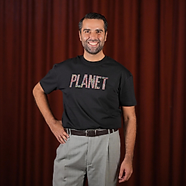 Swing Planet Özel Tasarım Siyah Oversize Unisex T-Shirt