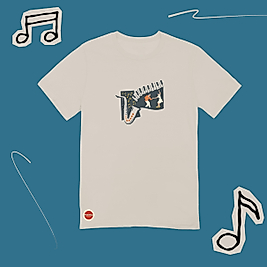 Swing Out Krem Oversize T-Shirt