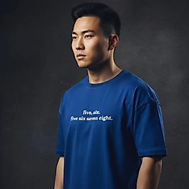 Five, Six Oversize Sax T-Shirt