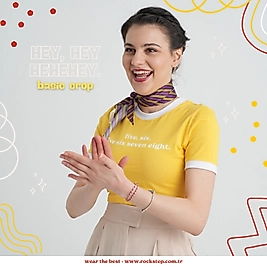 Five, Six Slim Fit Crop T-Shirt