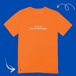 Five, Six Oversize Turuncu T-Shirt